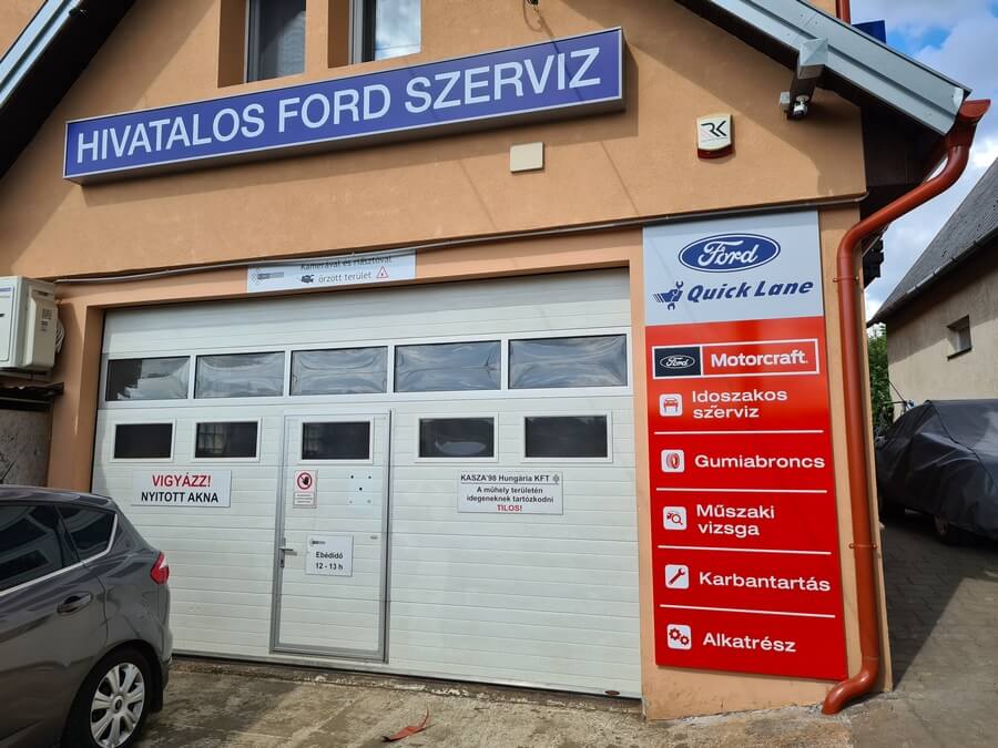 A FordKasza hivatalos Ford szerviz Törökbálinton
